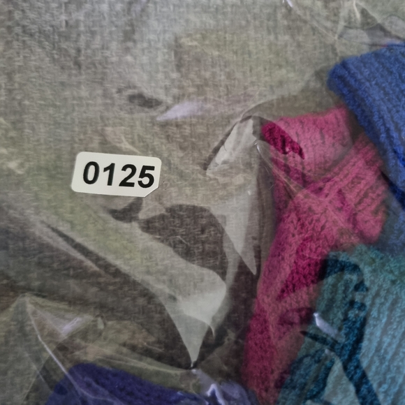 Vintage 1980s Jumper Ladies Size 12 St Michael Crew Neck Tight Knit Block Colour - Picture 9 of 9